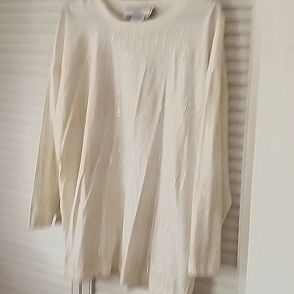 💋sale 90's  Adrienne Vittadini! SEQUIN  Adrienne Vittadini sequin top💋 - Picture 3 of 4